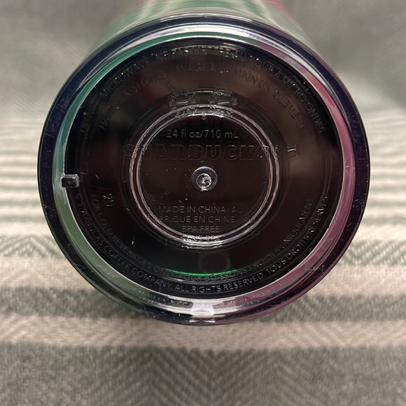 Starbucks Christmas 2023 Star Straw Topper Ribbon Trees Holiday Cold Cup 24 oz - Picture 2 of 3